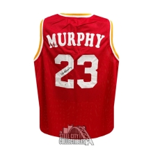 Calvin Murphy Autographed Houston Custom Red Basketball Jersey - JSA