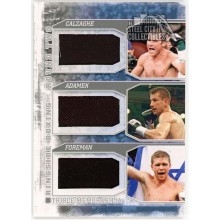 Calzaghe Adamek Foreman 2011 ITG Ringside Boxing Silver Trunks Card #TM-07