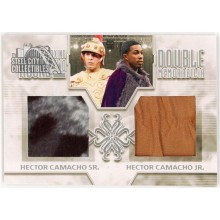 Hector Camacho Sr & Jr 2011 ITG Ringside Boxing Double Memorabilia Silver Trunks Card #DM-13