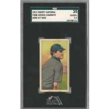 Howie Camnitz Arm At Side 1911 Sweet Caporal T206 Baseball Card SGC 2.5 Good+