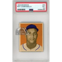 Roy Campanella 1949 Bowman Baseball Rookie Card #84 PSA 5.5