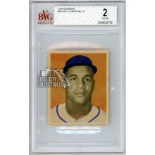 Roy Campanella 1949 Bowman Baseball Rookie Card #84 BVG 2
