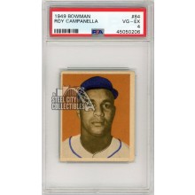 Roy Campanella 1949 Bowman Baseball Rookie Card #84 PSA 4 (206)