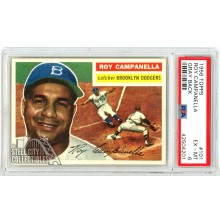 Roy Campanella 1956 Topps Card #101 Gray Back PSA 6 EX-MT (201)