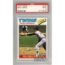 Rod Carew 1977 Topps Card #120 PSA 9 Mint