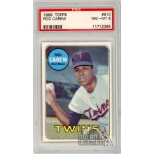 Rod Carew 1969 Topps Card #510 PSA 8 NM-MT