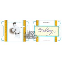 Max Carey 2019 Panini National Treasures Cut Signatures Booklet Auto Card 1/1