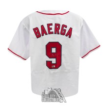 Carlos Baegra Autographed Cleveland Custom White Baseball Jersey - BAS