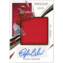 Dylan Carlson 2021 Panini Immaculate Jackets Rookie Autograph Card #J-DC 12/25