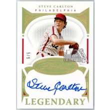 Steve Carlton 2021 Panini Flawless Legendary Autograph Card #LS-SC 5/5