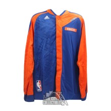Carmelo Anthony Game Used New York Warm Up Adidas Basketball Jacket - Steiner LOA