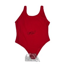 Carmen Electra Autographed Red Swimsuit - BAS