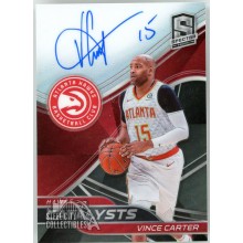Vince Carter 2019-20 Panini Spectra Catalysts Autograph Card #CT-VCT 21/25