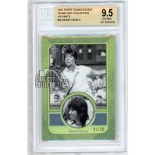 Rosie Casals 2020 Topps Transcendent Tennis VIP Green Card #36 /20 BGS 9.5