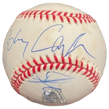 Johnny Cash / June Carter Cash Autographed Rawlings Baseball - JSA LOA & Steiner LOA Z24180