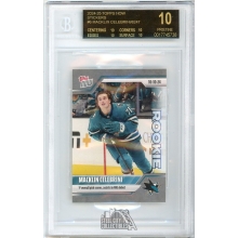 Macklin Celebrini 2024-25 Topps Now Debut Rookie Sticker #6 BGS 10 Black Label
