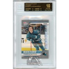 Macklin Celebrini 2024-25 Topps Now Debut Rookie Sticker #6 BGS 10 Black Label