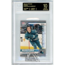 Macklin Celebrini 2024-25 Topps Now Debut RC Sticker #6 BGS 10 Black Label (New)