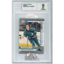 Macklin Celebrini 2024-25 Topps Now Debut Rookie Sticker #6 BGS 9 (New Label)