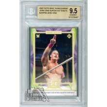 John Cena 2020 Topps WWE Transcendent Returns To Win Title BGS 9.5 Gem Mint