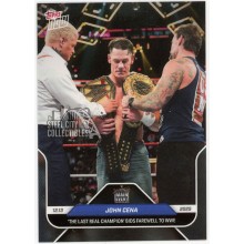 John Cena 2025 Topps Now WWE The Last Real Champion Bids Farewell Card #137