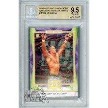 John Cena 2020 Topps WWE Transcendent Def. Big Show BGS 9.5 Gem Mint