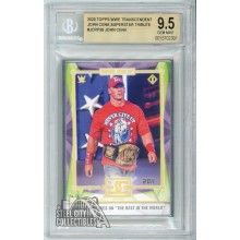 John Cena 2020 Topps WWE Transcendent VS. Best In The World BGS 9.5 Gem Mint