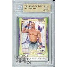 John Cena 2020 Topps WWE Wins First World Heavyweight Title BGS 9.5 Gem Mint