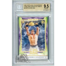 John Cena 2020 Topps WWE Transcendent Wins Wrestlemania 25 BGS 9.5 Gem Mint