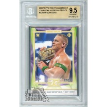 John Cena 2020 Topps WWE Transcendent Def. Orton In "I Quit" BGS 9.5 Gem Mint