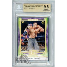 John Cena 2020 Topps WWE Transcendent Def. Kurt Angle BGS 9.5 Gem Mint