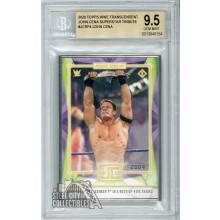 John Cena 2020 Topps WWE Transcendent Def. Booker T BGS 9.5 Gem Mint