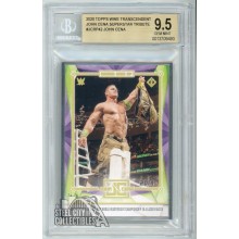 John Cena 2020 Topps WWE Transcendent Cena Wins WWE World Title BGS 9.5 Gem Mint