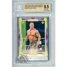 John Cena 2020 Topps WWE Transcendent Def. Bray Wyatt BGS 9.5 Gem Mint