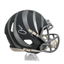 Chad Johnson Autographed Cincinnati Bengals Slate Mini Football Helmet - BAS