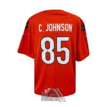 Chad Johnson Autographed Cincinnati Orange Nike Football Jersey - BAS