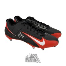 Chad Johnson Autographed Nike Black & Orange Football Cleats - BAS