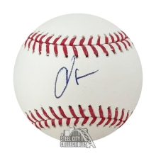 Chad Johnson Autographed Official MLB Baseball - BAS (Small Smear)