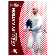 Miles Chamley-Watson 2024 Skybox Metal Universe eX Red Card #EX-12 06/12