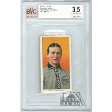 Frank Chance 1909-11 T206 Piedmont 350 Portrait Yellow Card BVG 3.5 Very Good+