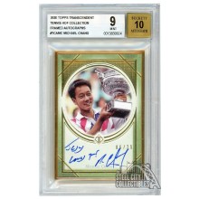 Michael Chang 2020 Topps Transcendent Tennis Autograph Card 06/25 BGS 9 Mint