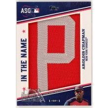 Aroldis Chapman 2020 Topps In The Name Patch Card #ITN-AC 1/1