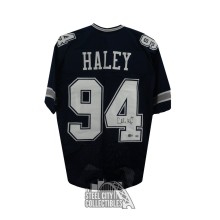 Charles Haley Autographed Dallas Custom Navy Football Jersey - BAS