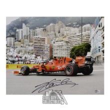 Charles Leclerc Autographed Racing 16x20 City Buildings Racing Photo - BAS