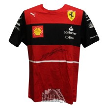 Charles Leclerc Autographed Team Ferrari Racing Jersey - BAS