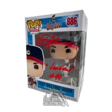 Charlie Sheen Vaughn #99 Autographed Ricky Vaughn Major League Funko Pop - JSA (Red Ink)