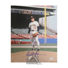 Charlie Sheen Autographed Wild Thing Major League 11x14 Photo - PSA