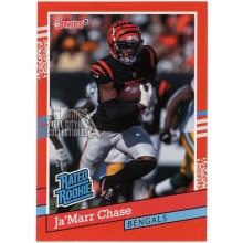 Ja'Marr Chase 2021 Panini Instant Donruss Rated Rookie Card #BW5