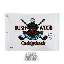 Chevy Chase Autographed Caddyshack Golf Flag - BAS