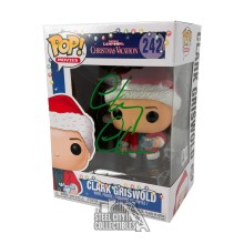 Chevy Chase Autographed Christmas Vacation Clark Griswold Funko Pop - BAS (Dark Green Ink)